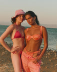 TROPICÁLIA Balconette Top – Coral