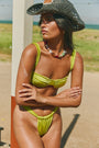 TROPICÁLIA Balconette Top – Lime