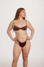 brown bikini